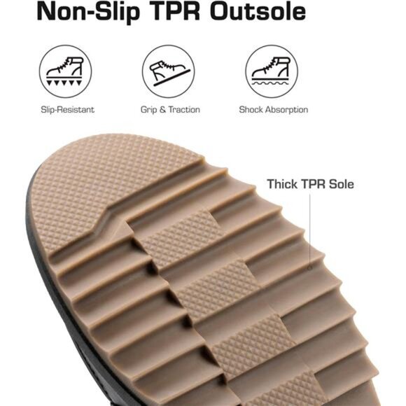 Women's Winter Boots Mid-Calf Boots Faux Fur Lined Lace Up Anti-slip Booties - Picture 5 of 6